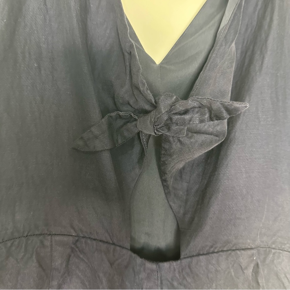 Banana Republic jumpsuit back tie linen blend - Picture 6 of 16